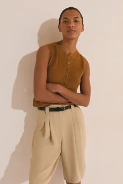 Cardigan sans manches