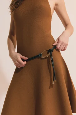 Ceinture avec détail doré