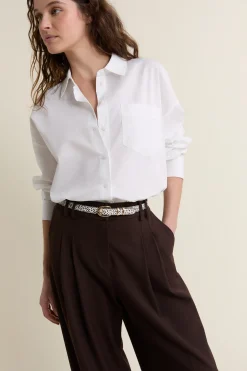 Ceinture en cuir à motifs