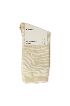 Chaussettes avec coton à motifs