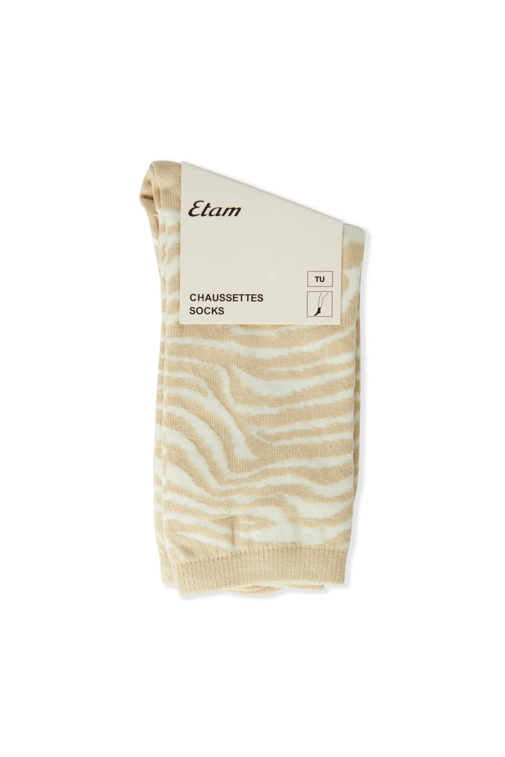 Chaussettes avec coton à motifs