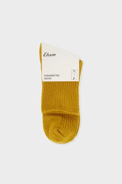 Chaussettes brillantes avec coton