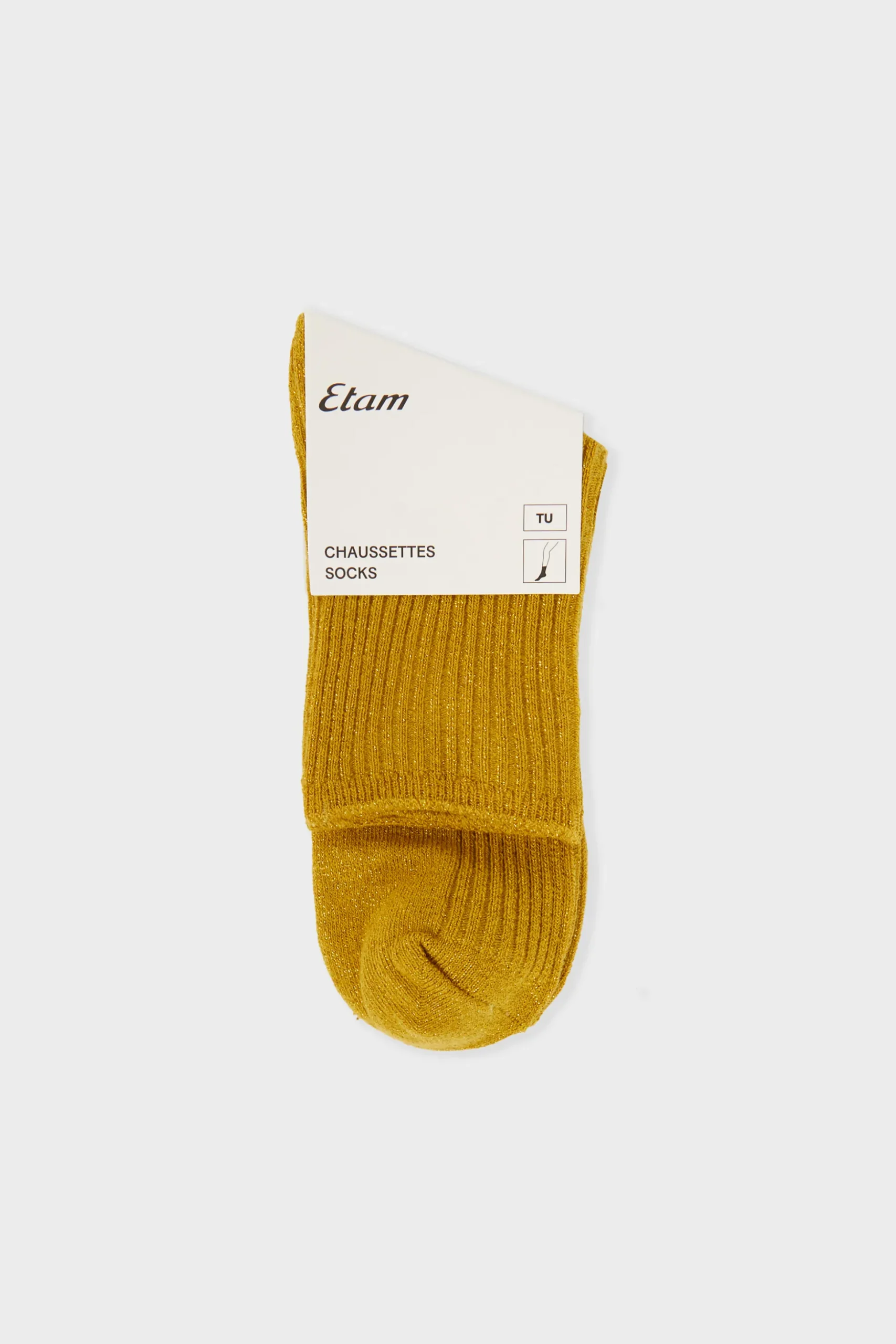 Chaussettes brillantes avec coton