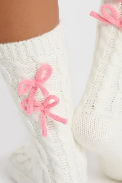 Chaussettes en grosse maille