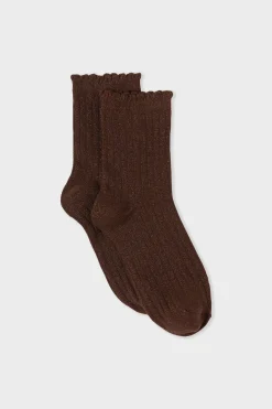 Chaussettes irisées avec coton