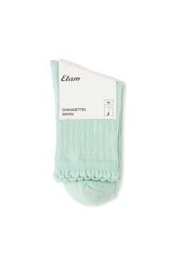 Chaussettes irisées avec coton