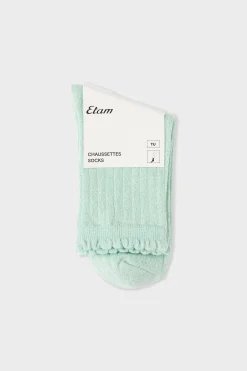Chaussettes irisées avec coton