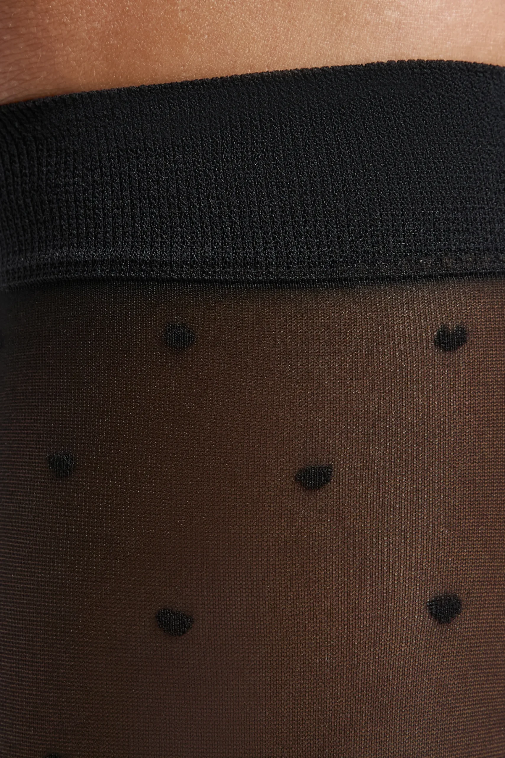 Chaussettes transparentes à motifs