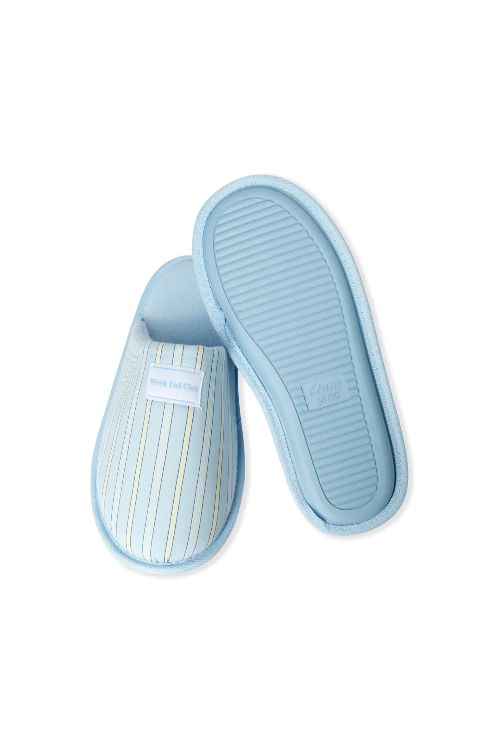 Chaussons mules en coton