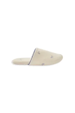 Chaussons mules en coton