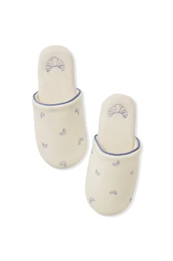 Chaussons mules en coton