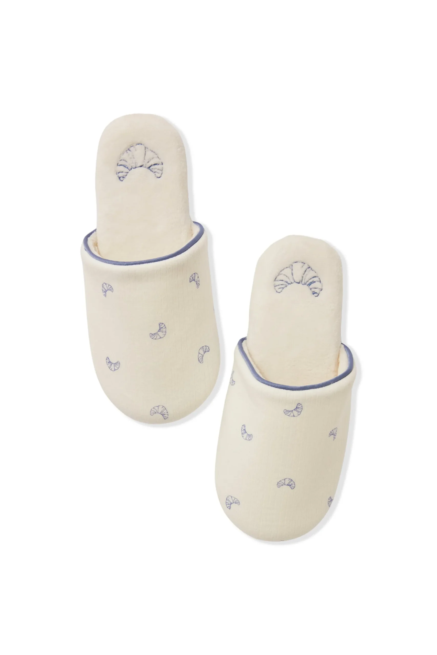 Chaussons mules en coton