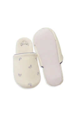 Chaussons mules en coton