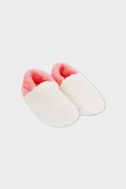 Chaussons mules en fausse fourrure