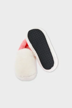 Chaussons mules en fausse fourrure