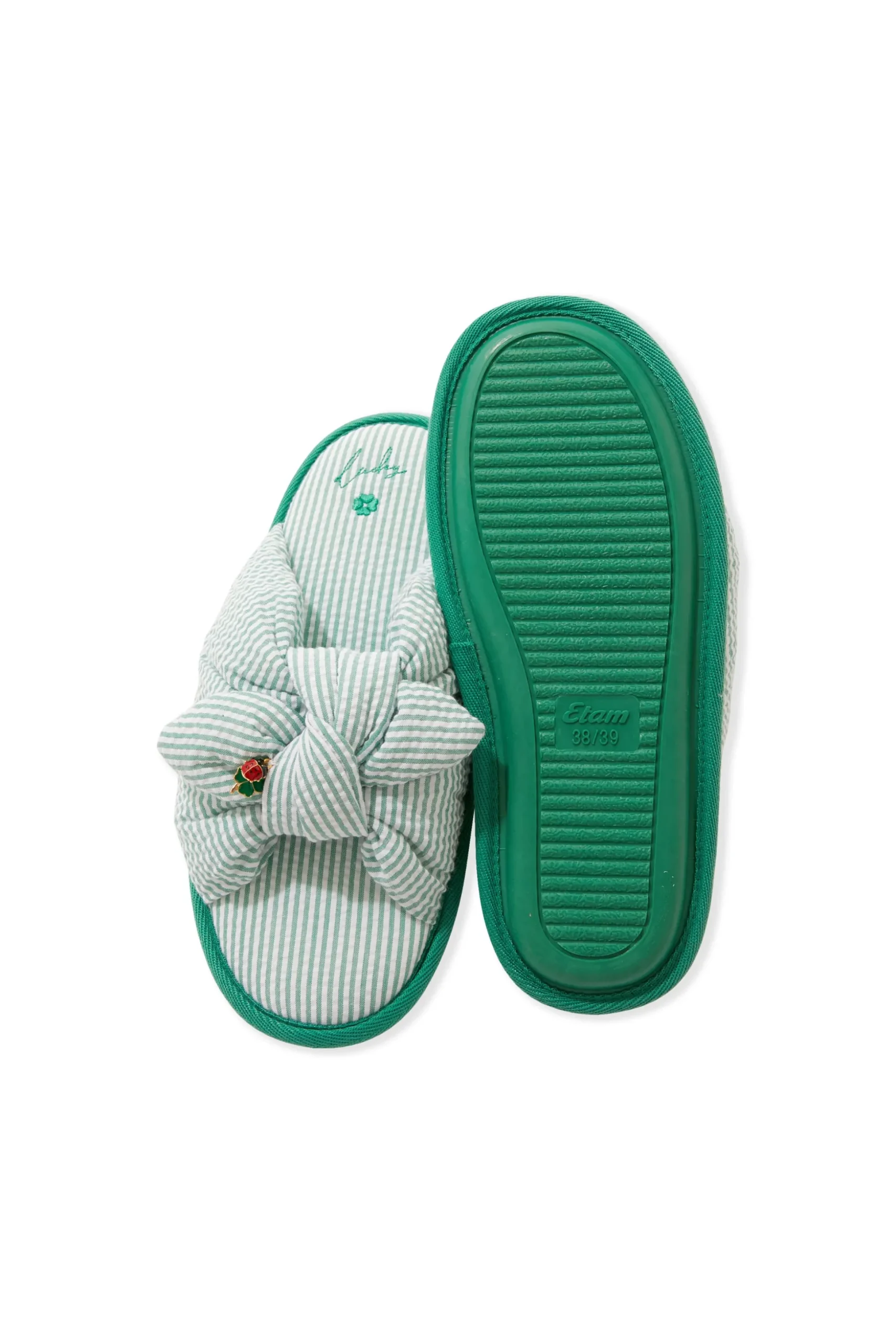 Chaussons tongs avec coton