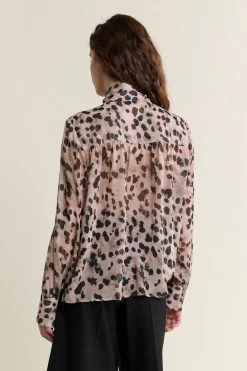 Chemise avec détail à nouer