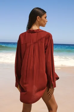 Chemise avec lin