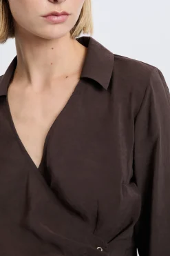 Chemise cache-cœur