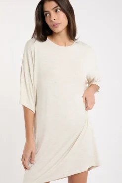 Chemise de nuit col rond