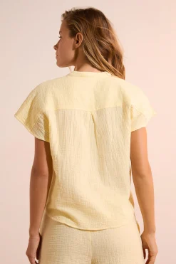 Chemise de pyjama en gaze de coton
