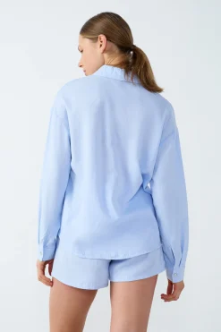 Chemise de pyjama en lin