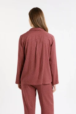 Chemise de pyjama à motifs