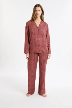 Chemise de pyjama à motifs