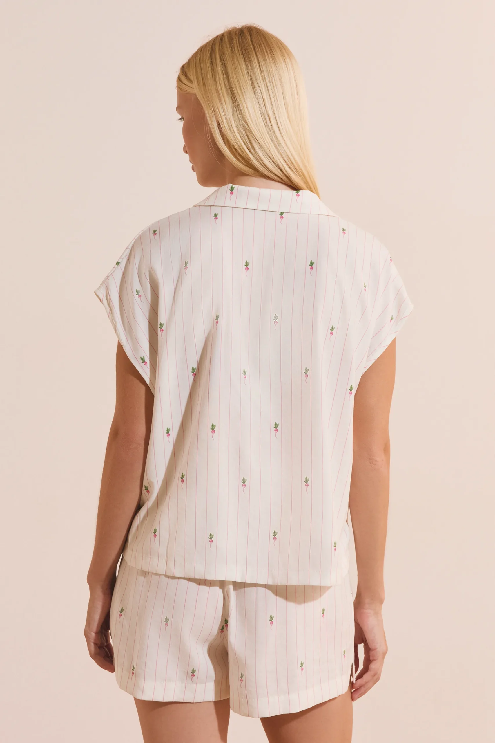 Chemise de pyjama à motifs