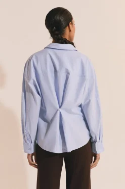Chemise en coton boutonnée dos