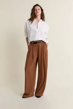 Chemise en coton boutonnée dos