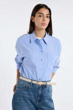 Chemise en coton oxford
