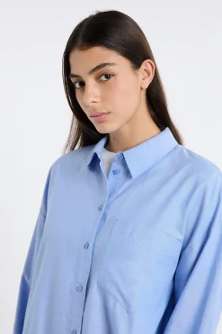 Chemise en coton oxford