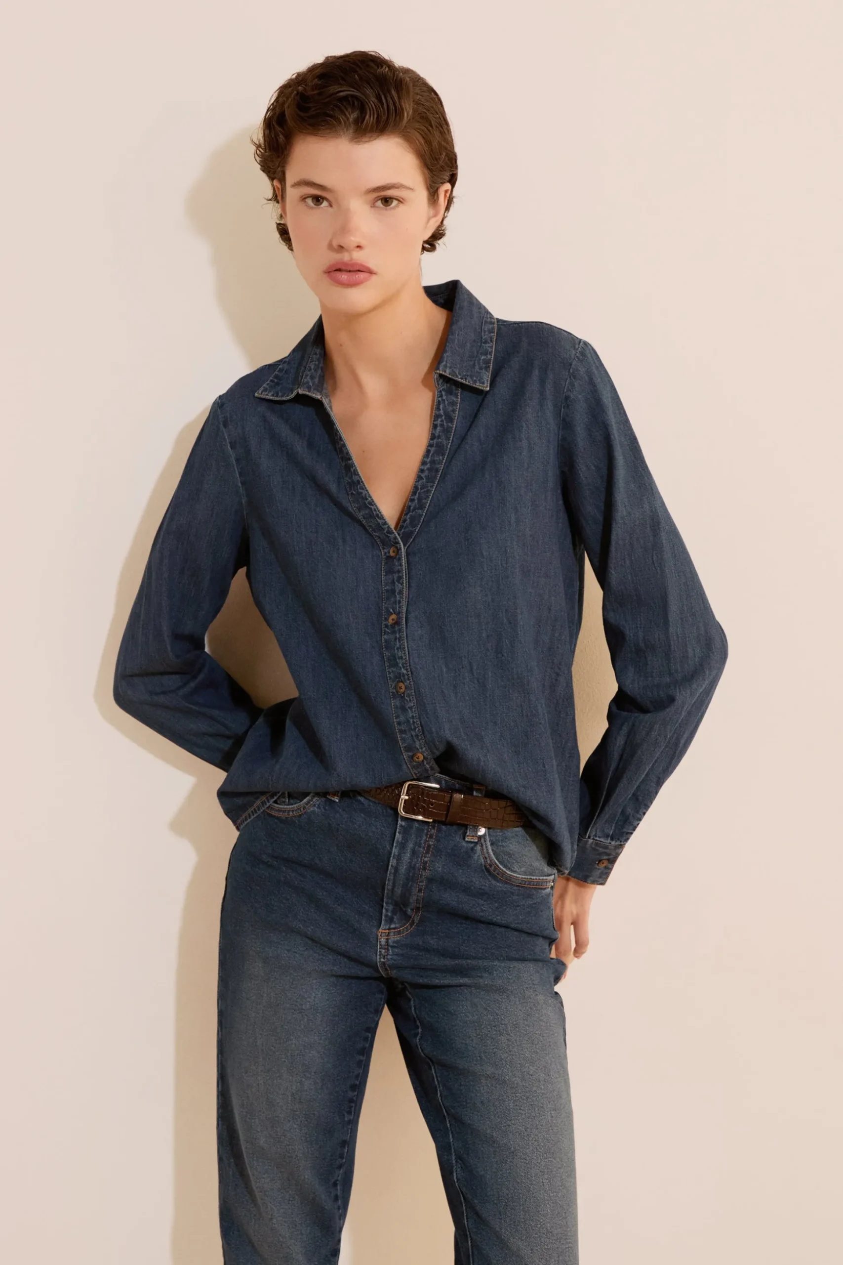 Chemise en jean