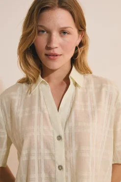 Chemise manches courtes en coton