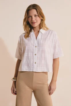 Chemise manches courtes en coton