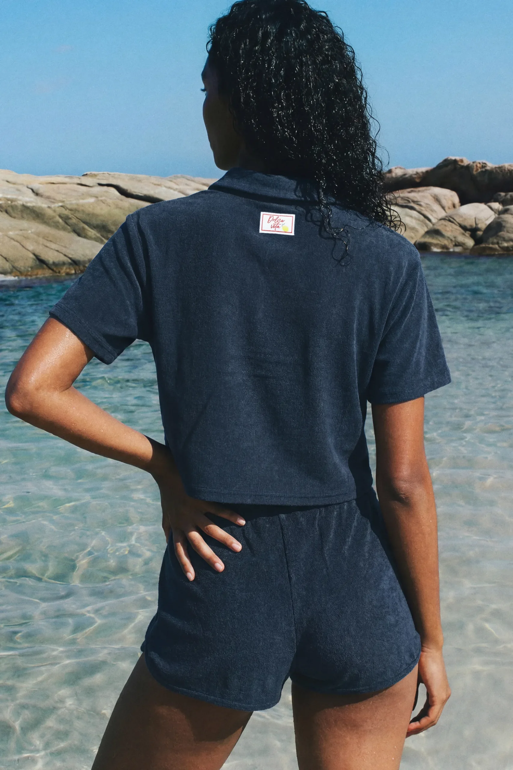 Chemise manches courtes en éponge
