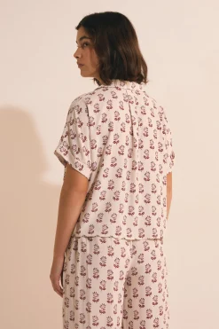 Chemise manches courtes à motifs