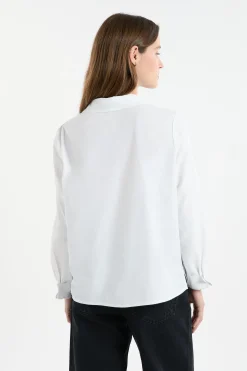 Chemise à manches longues en coton