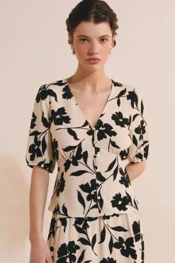 Chemise à motifs