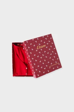 Coffret pyjama 2 pièces à motifs avec coton