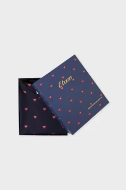 Coffret pyjama 2 pièces à motifs coeurs en coton
