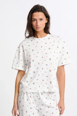 Coffret pyjama 2 pièces à motifs en coton