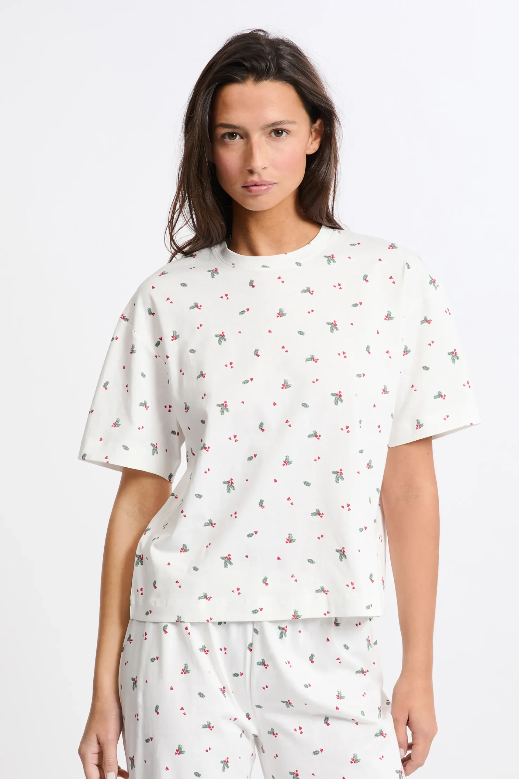 Coffret pyjama 2 pièces à motifs en coton