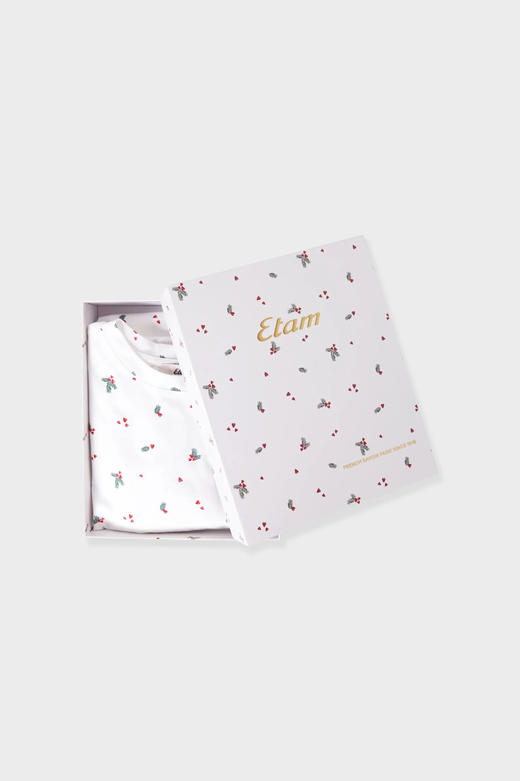 Coffret pyjama 2 pièces à motifs en coton