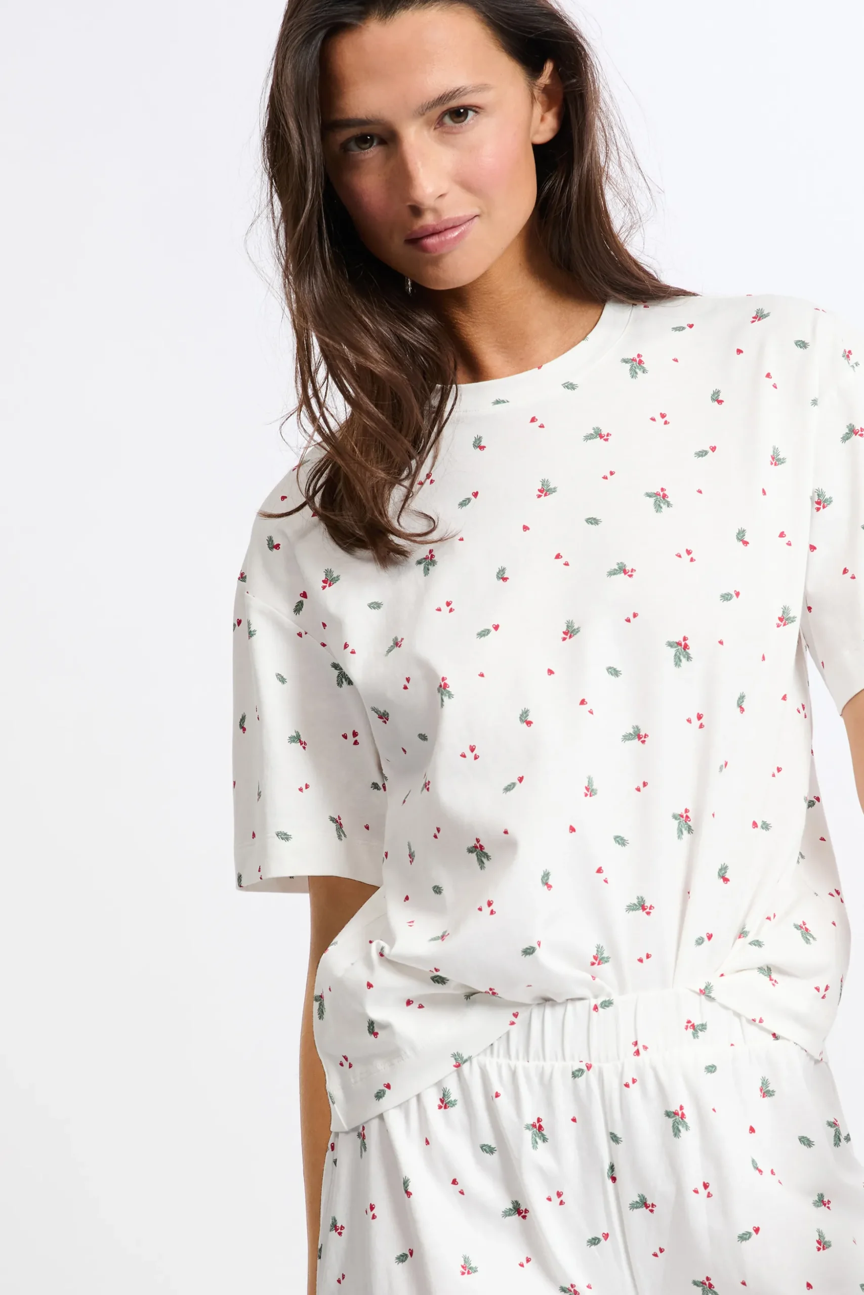 Coffret pyjama 2 pièces à motifs en coton