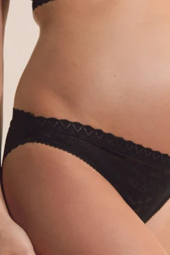 Culotte de maternité en coton et dentelle