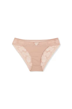Culotte en dentelle et microfibre