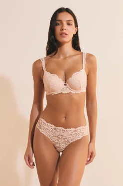 Culotte en dentelle irisée
