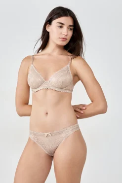 Culotte en dentelle irisée